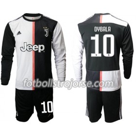 Juventus Matchtröjor Dybala 10 Barn Hemma Fotbollströja 2019-2020 Långärmad